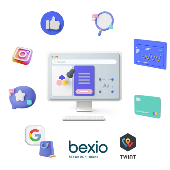 Onlineshop mit bexio «Go»